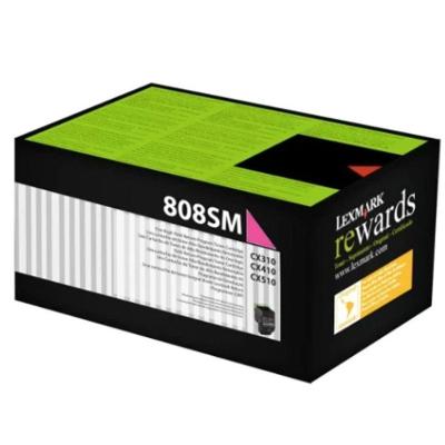 Toner Lexmark 808SM 80C8SM0 Magenta Original 2000 Paginas Cs310n Cs410n Cx310n Cx510de