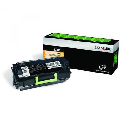 Toner Lexmark 52BX 524X Preto Original 45000 Páginas