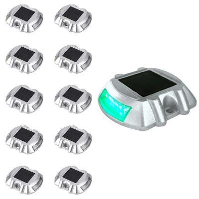 Kit 10 Tachas Solares SU-RUA2 Olho de Gato LED IP68 Cinza Mundo LGBT