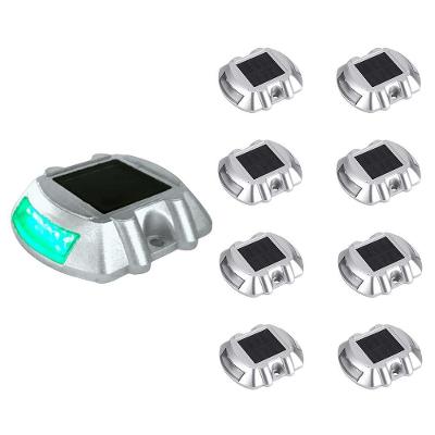 Kit 8 Tachas Solares SU-RUA2 Olho de Gato LED IP68 Cinza Mundo LGBT