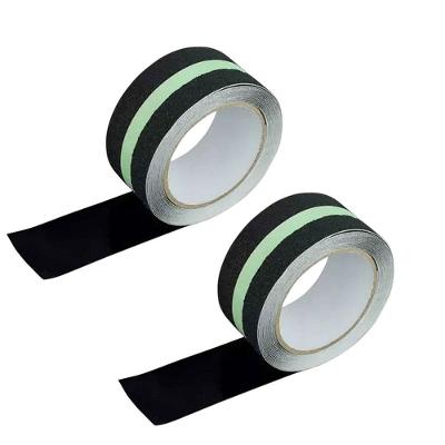 Kit 2 Fitas Antiderrapantes Adesivas 5CM Neon Piso Escada Preto Mundo LGBT