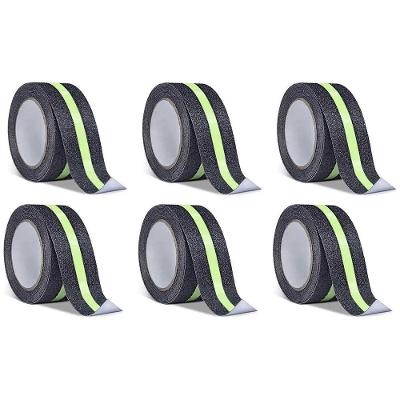 Kit 6 Fitas Antiderrapantes SU-NOSA1 5M Faixa Fluorescente Preta Mundo LGBT
