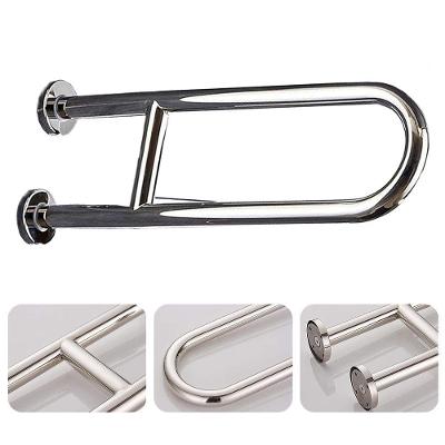 Barra de Apoio em U BSL3917 60cm Seguranca Banheiro Inox Mundo LGBT