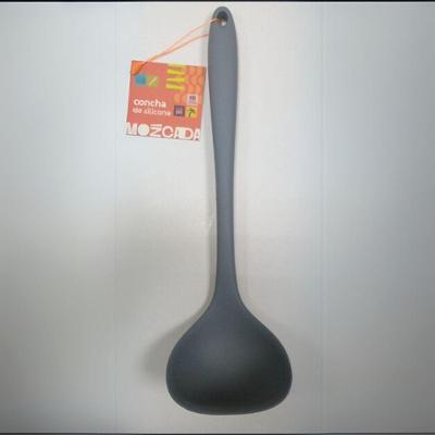 Concha de Silicone e Nylon Antiaderente Livre de BPA Cinza Mozcada