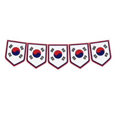 Faixa Decorativa Bandeirinhas Coreia do Sul 8m X 18cm Neotrentina