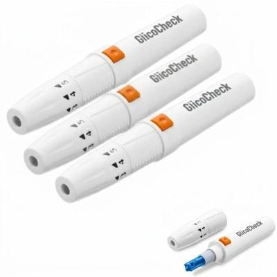 Kit 3 Lancetadores Multisaúde Glicocheck HC517 Glicemia 3 Unidades