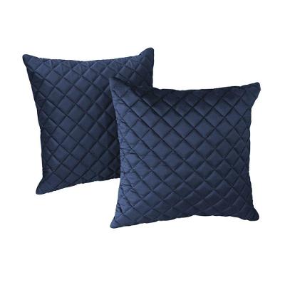 Kit 2 Almofadas Tressê 50x50cm Veludo Matelassê Azul Nexta Casa