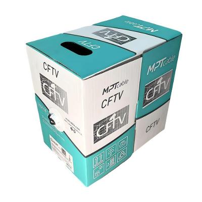 Cabo CFTV MPT Condutores 4P X 24AWG CMX 305M Azul