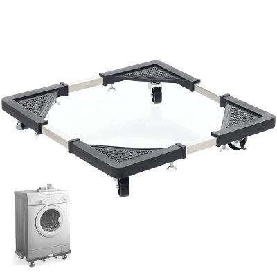 Suporte com Rodinhas SU-RODA Ajustável Aço Inox Antiderrapante Preto Mundo LGBT