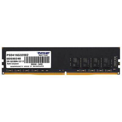 Memória RAM Patriot Signature DDR4 16GB 3200MHz CL22 Preto