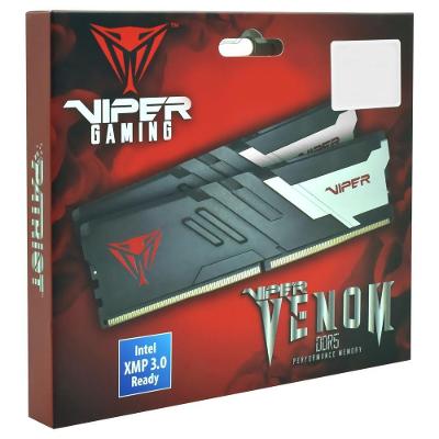 Memória RAM Viper Venom DDR5 32GB 7400MHz Preto e Prata Patriot