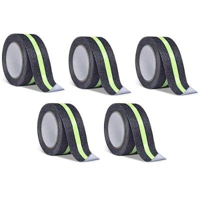 Kit 5 Fitas Antiderrapantes SU-NOSA1 5M Refletiva Degrau Preta Mundo LGBT