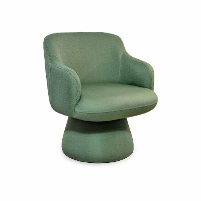 Poltrona Jade Base Cone Fixa Linho Espuma Soft Verde Nexta Casa