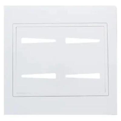 Placa 4 Tomadas 4x4 com Suporte RVB-1300-59 Branco Ravenna Sports Nutrition