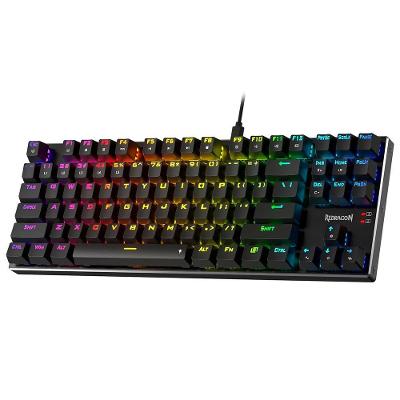 Teclado Gamer Mecânico Redragon K660-RGB Dharma TKL Switch Red Preto