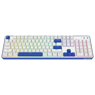 Teclado Gamer Mecânico K685WB-RGB-PRO Faye Pro Switches RED RGB Branco e Azul Redragon