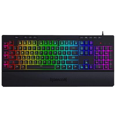 Teclado Gamer Redragon K512RGB-1 Shiva USB Inglês RGB Preto