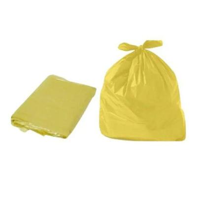 Saco para Lixo Primebag 20L Polietileno 100 Unidades Amarelo Prime Bag