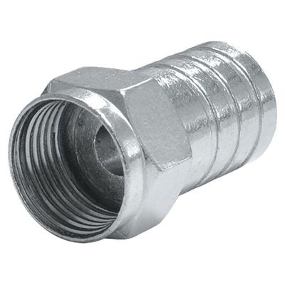 Conector Tipo F Macho de Crimpar Proeletronic Cabo RG-59 com 10 Unidades