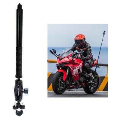 Kit Suporte de Guidão para Moto com Bastão de Selfie 112cm Preto Proaventura