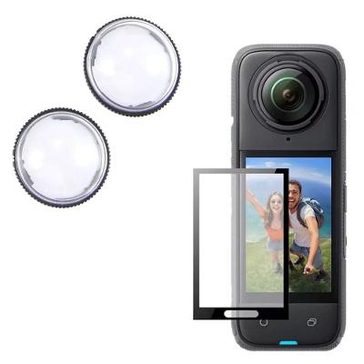 Kit de Proteção Proaventura S6-FLM-04-TIS-A589 Insta360 X4 Vidro e Acrílico