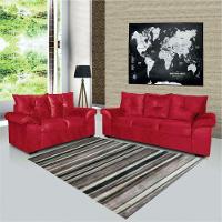 Kit Sofá 2 E 3 Lugares 1015 Vermelho Mamflex Vermelho - 1