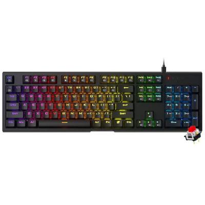Teclado Gamer Mecânico Redragon K670-RGB Argo Switch Red Inglês Preto