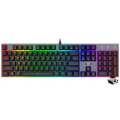 Teclado Gamer Mecânico K556RGB Devarajas Switch Red RGB Preto Redragon