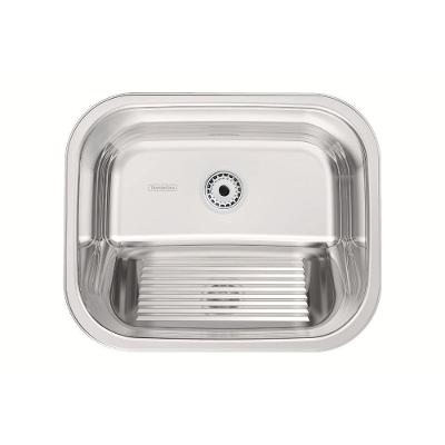 Tanque Hera 34L de Sobrepor Aço Inox Polido Prata Tramontina