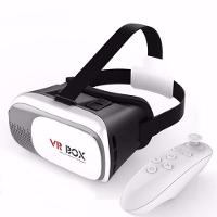 Óculos De Realidade Virtual 3d Com Controle - Vr Box 2.0 - 3
