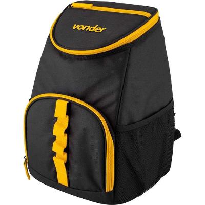 Mochila Térmica MTV 010 10L Lona Reforçada Amarela e Preta Vonder