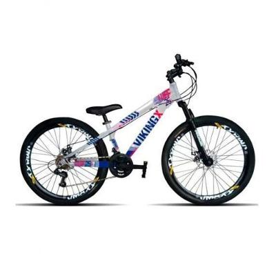 Bicicleta MTB Viking Tuffx25 Aro 26 Alumínio 21 Marchas Freio a Disco