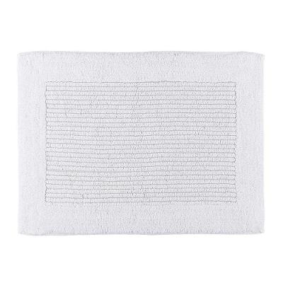 Tapete Capri Algodão 50x70cm Dupla Face Branco Kacyumara