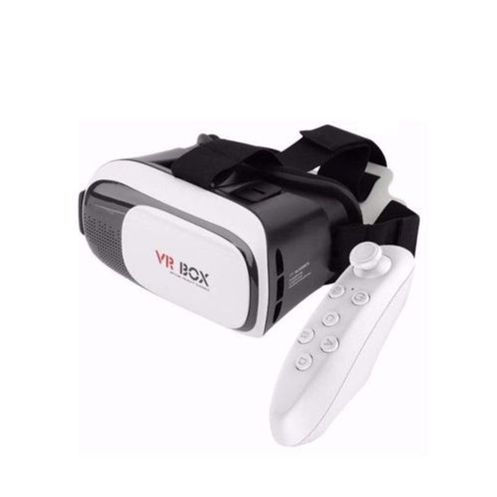 Óculos Vr Box Realidade Virtual 3d Android Ios Controle Vr Box 2.0 - 3