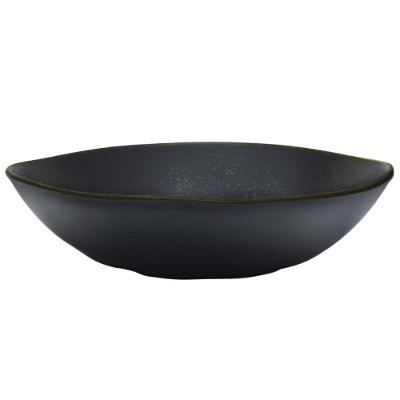 Saladeira Ryo Volcano 26CM 1,6L Porcelana Resistente Preta Oxford
