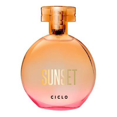 Deo Colônia Ciclo Sunset Feminino Floral Frutada 100ML Ciclo Cosméticos