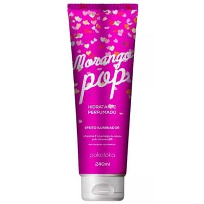 Loção Hidratante Morango Pop 240ML Frutal Gourmand Pokoloka Cosméticos