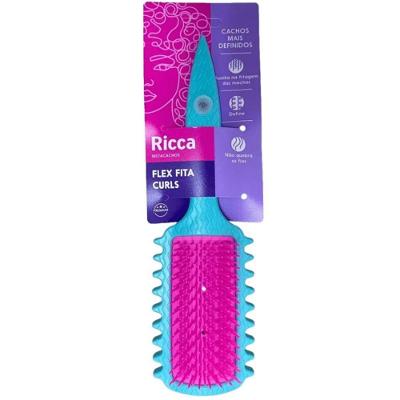 Escova Ricca Flex Fita Curls Azul No 2445