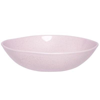 Saladeira Ryo Pink Sand 26cm 1,6L Porcelana Resistente Micro-ondas Rosa Oxford