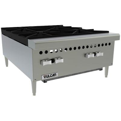 Fogão de Bancada VCRH24 4 Queimadores GLP 25.000 BTU Inox Vulcan