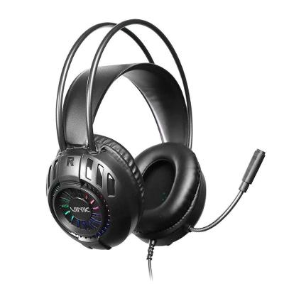 Headset Gamer Vinik V-Shield USB LED Rainbow com Microfone Omnidirecional