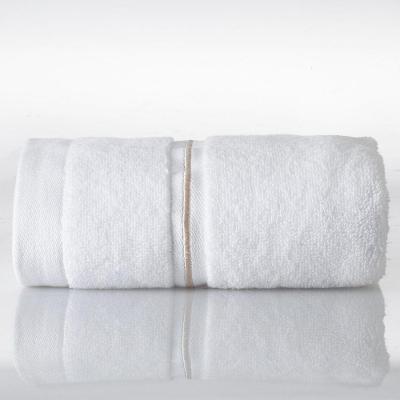 Toalha de Banho Lázio 70x140CM 100% Algodão 500g-m2 Branco e Rosé Kacyumara