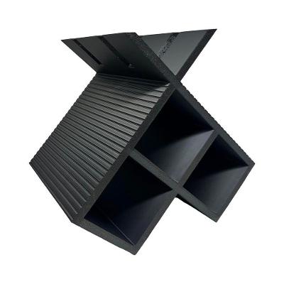 Porta Vinho Organizador 3 Garrafas e 4 Taças Design Decorativo Preto IB3D