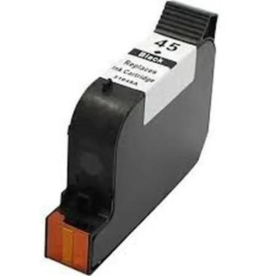 Cartucho de Tinta HP 45 51645A Compatível Deskjet Photosmart Preto HP