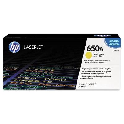 Toner HP 650A CE272AC Amarelo Laserjet Cp5525n M750xh 15.000 Páginas HP