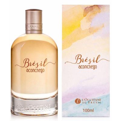 Deo Colônia Brésil Aconchego Fragrância Unissex Chypre Frutal 100ML L'Occitane Au Brésil