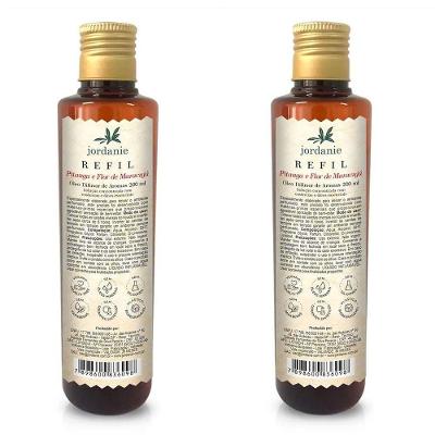 Kit 2 Refis de Difusor de Perfume 200ML Pitanga e Flor de Maracujá Jordanie