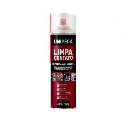 Limpa Contato Spray 300ML Elétrico Secagem Rápida sem Resíduo Unipega