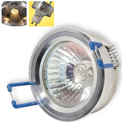 Spot de Embutir Redondo MR16 Churrasqueira 50W 220V Inox Llum