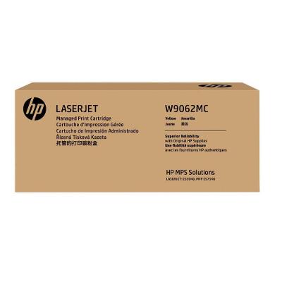 Toner HP W9062MC Amarelo Laserjet E55040dn E57540dn 12.500 Páginas HP